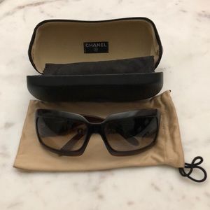 Chanel Mother of Pearl CC Sunglasses